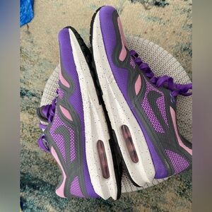 Nike pink & purple shoes. Size 8